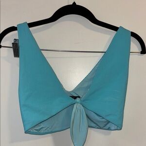 Beach Riot Blue Bikini Top